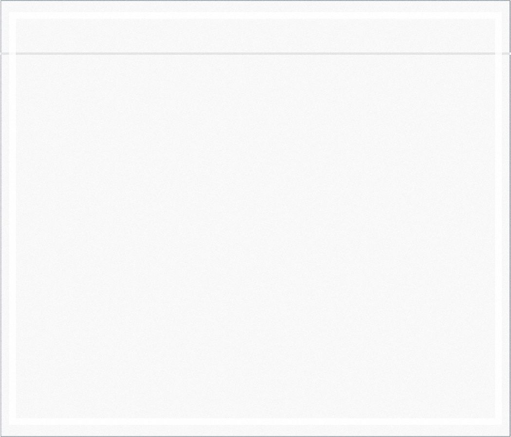 Clear Document Envelope 7x6 PK1000