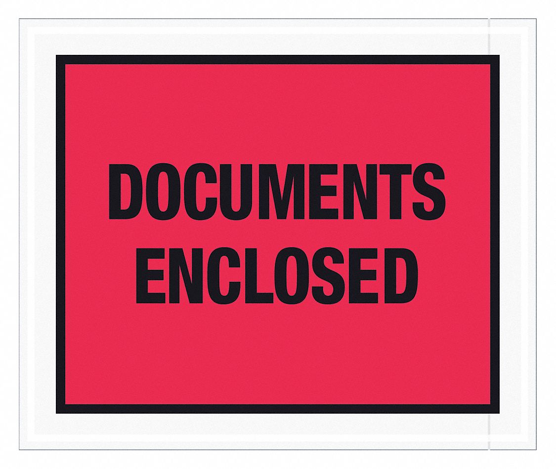 Documents Enclosed, Envelope,
