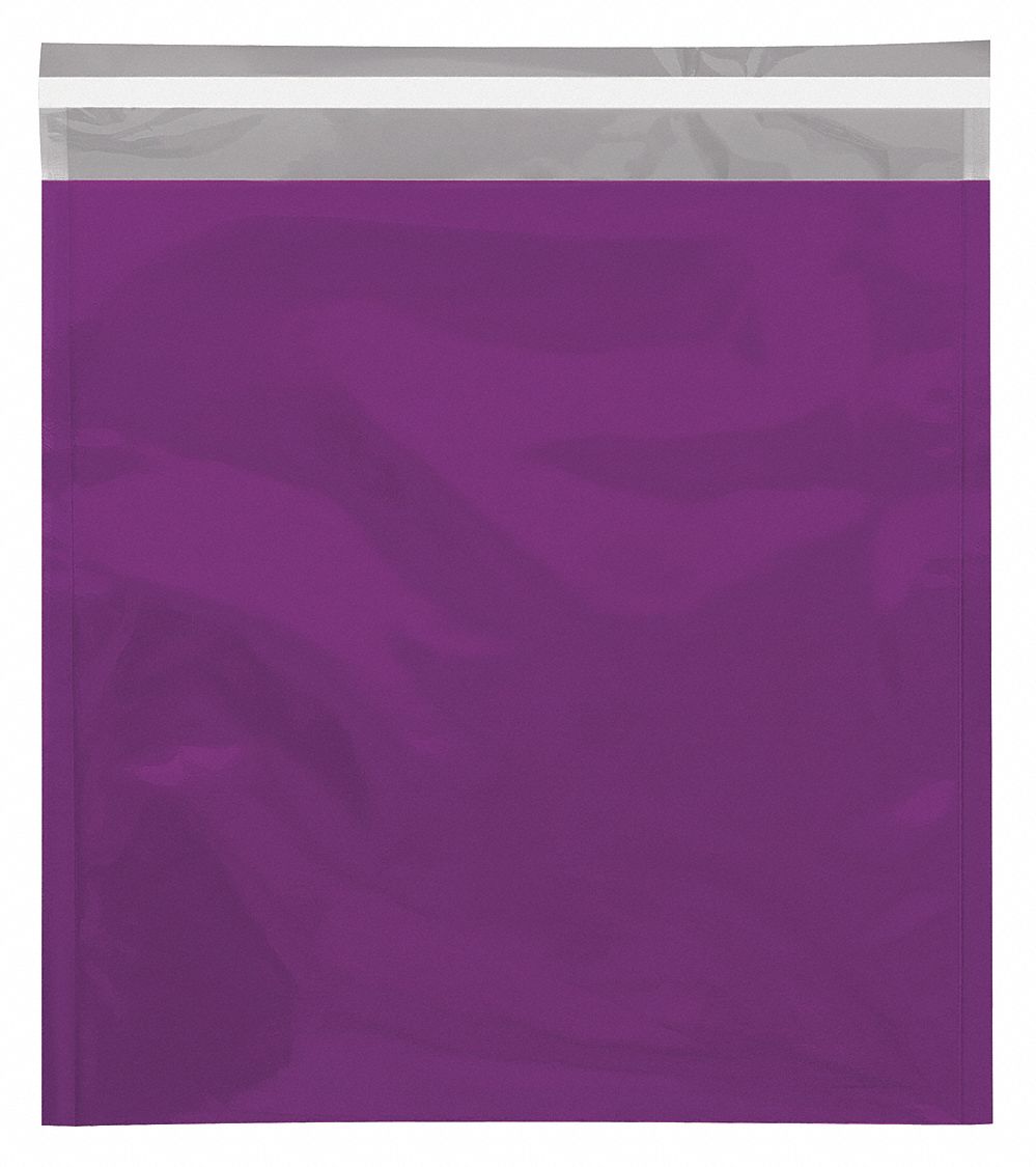 Metallic Glamour Mailer, 10 3/4x13", Prpl, Package Quantity 250: 250 PK