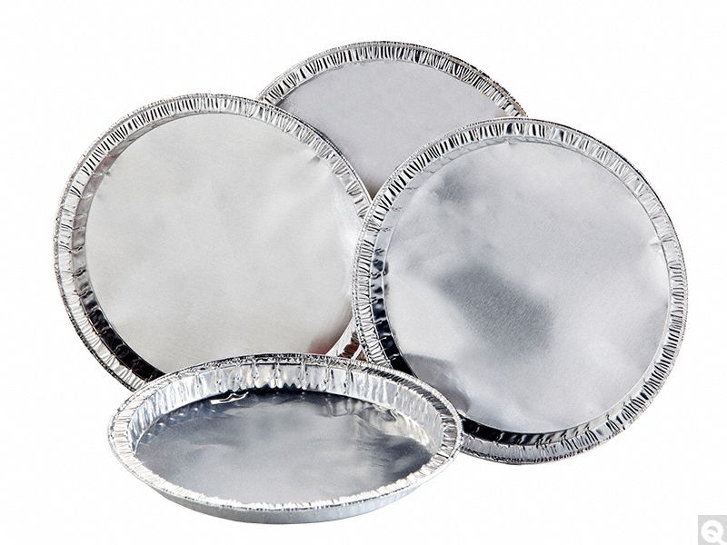 APPROVED VENDOR Lab Pan: Round, Aluminum, 3/8 in Overall Ht, Non-Sterile, 5 in Dia, Autoclavable (MPN 234794). Key specifications — Brand: APPROVED VENDOR; For Use With: Liquid and Solid Samples.