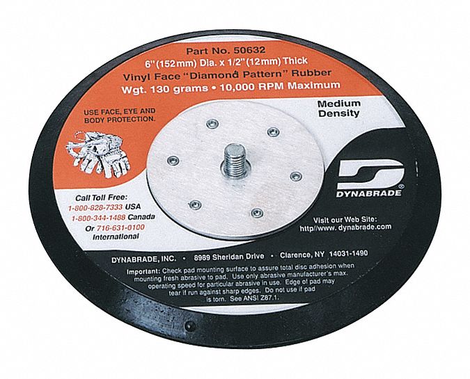 Non-Vacuum Disc Pad 6 dia.