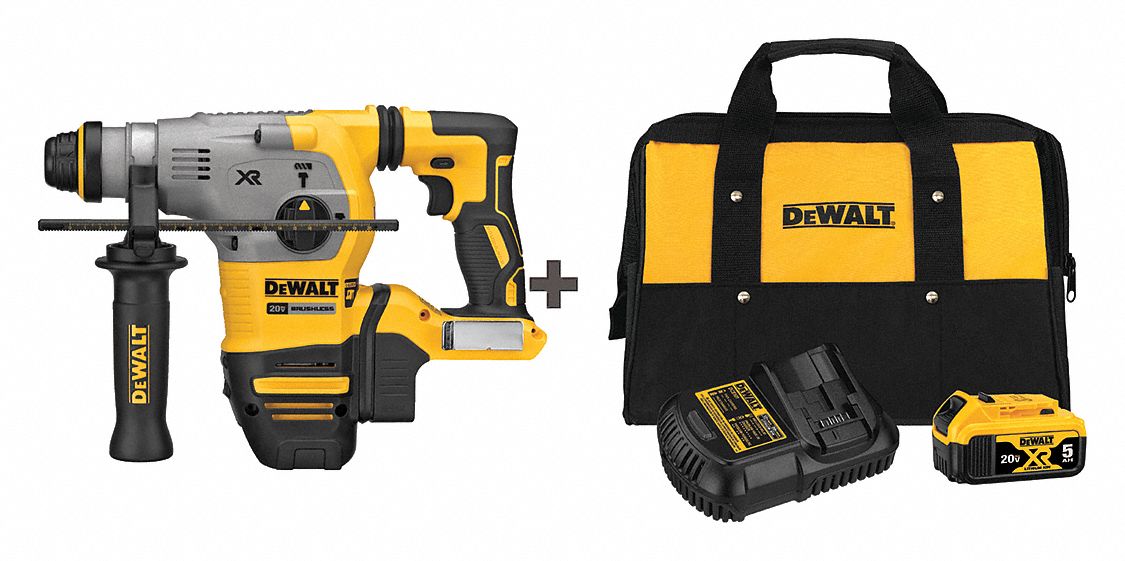 DEWALT Pistol Grip 20 V Cordless Rotary Hammer Kit 234Z76