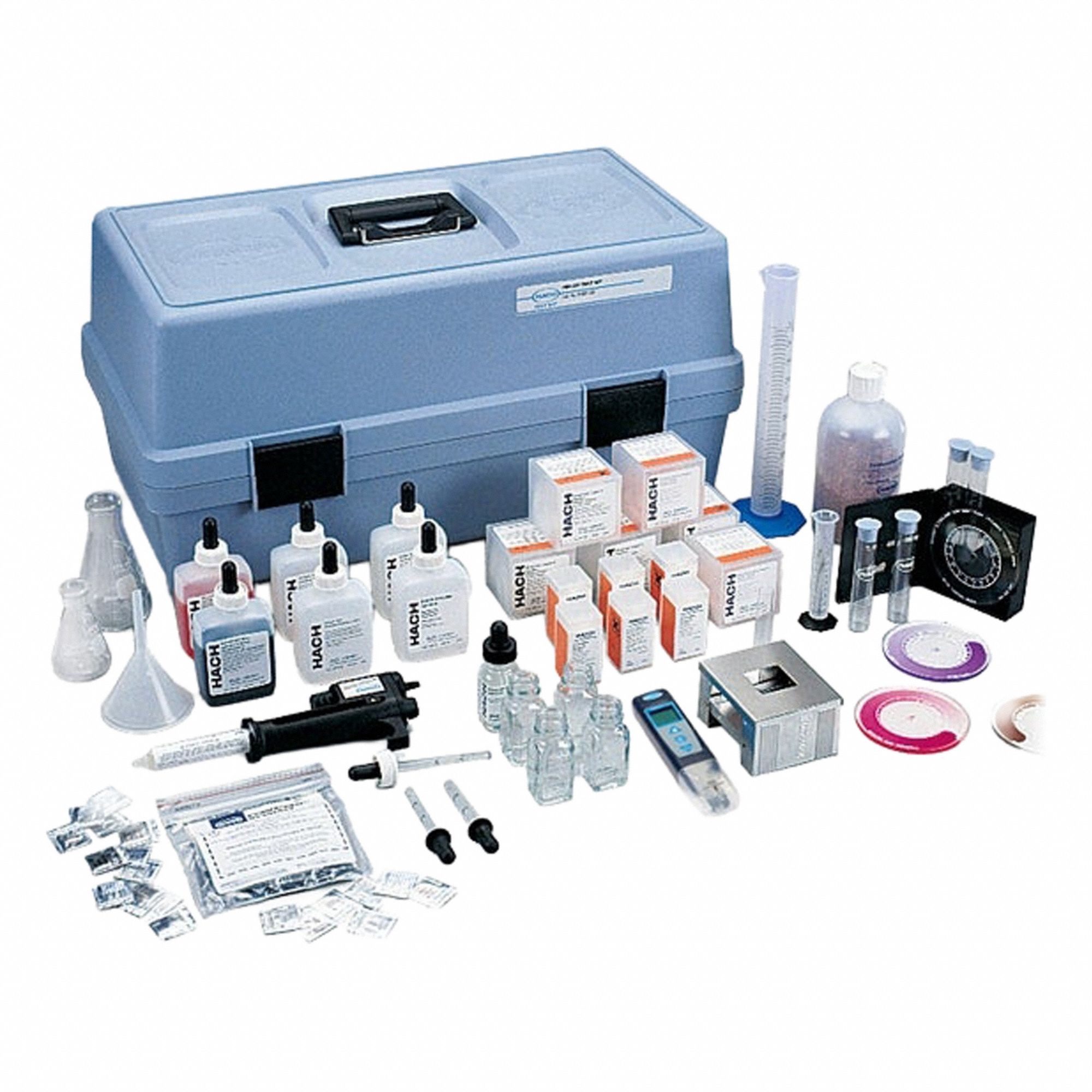Boiler Feed and Cooling Water Test Kit: 50 Tests, 67 Pieces