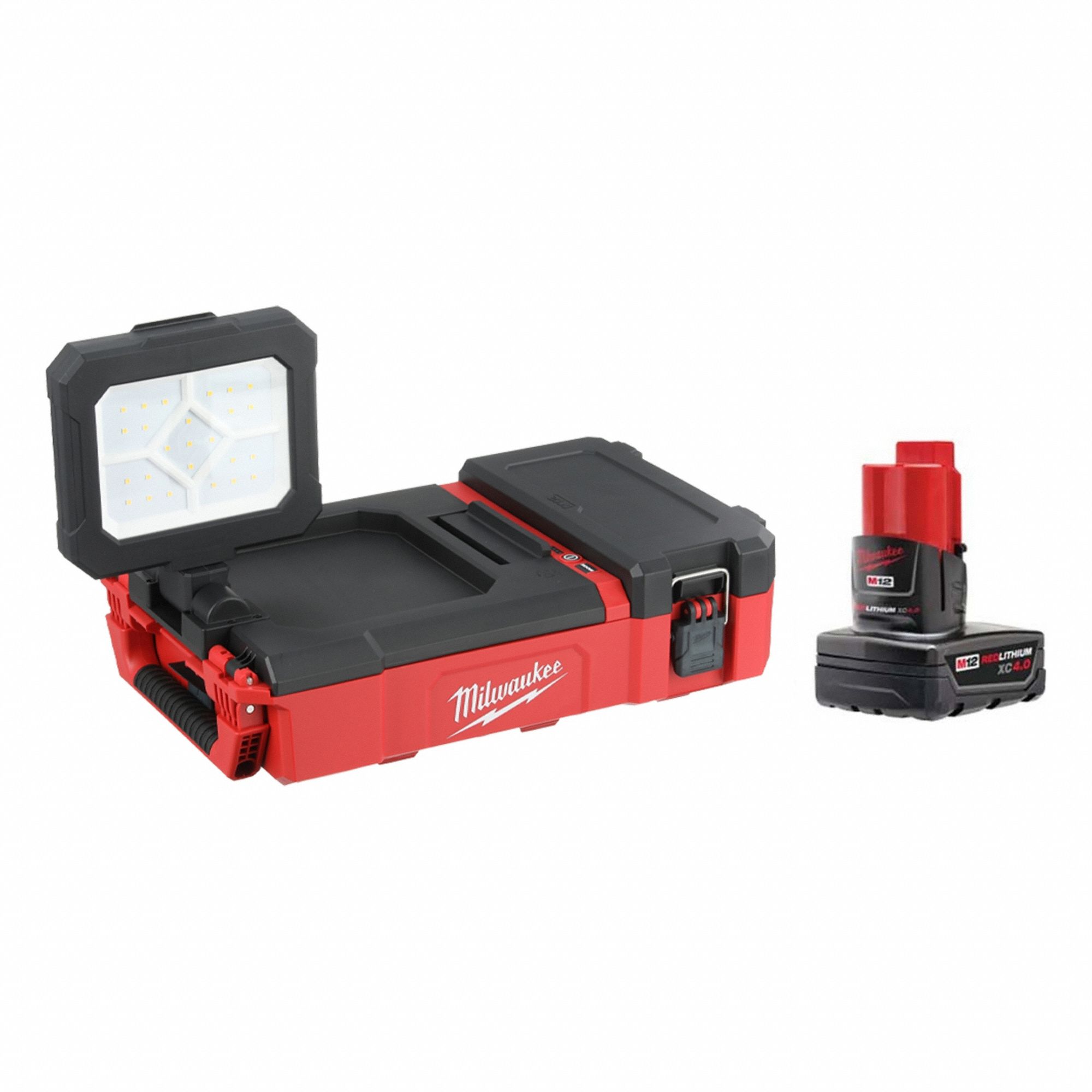 M12 PACKOUT Flood Light+M12 4.0 Battery
