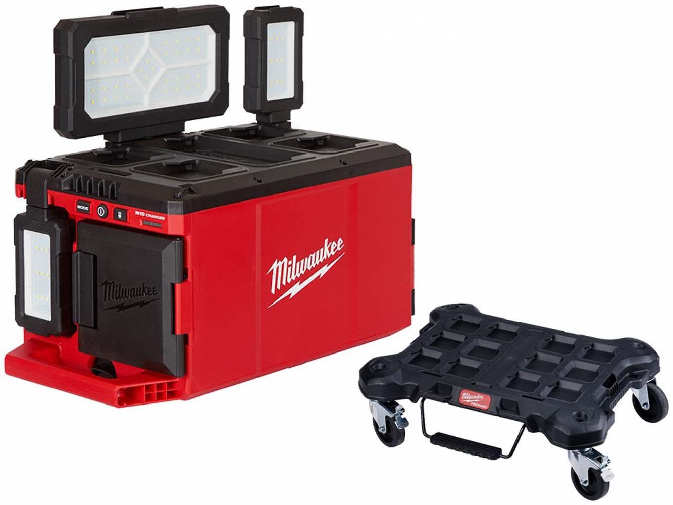 M18 PACKOUT Light + PACKOUT Dolly