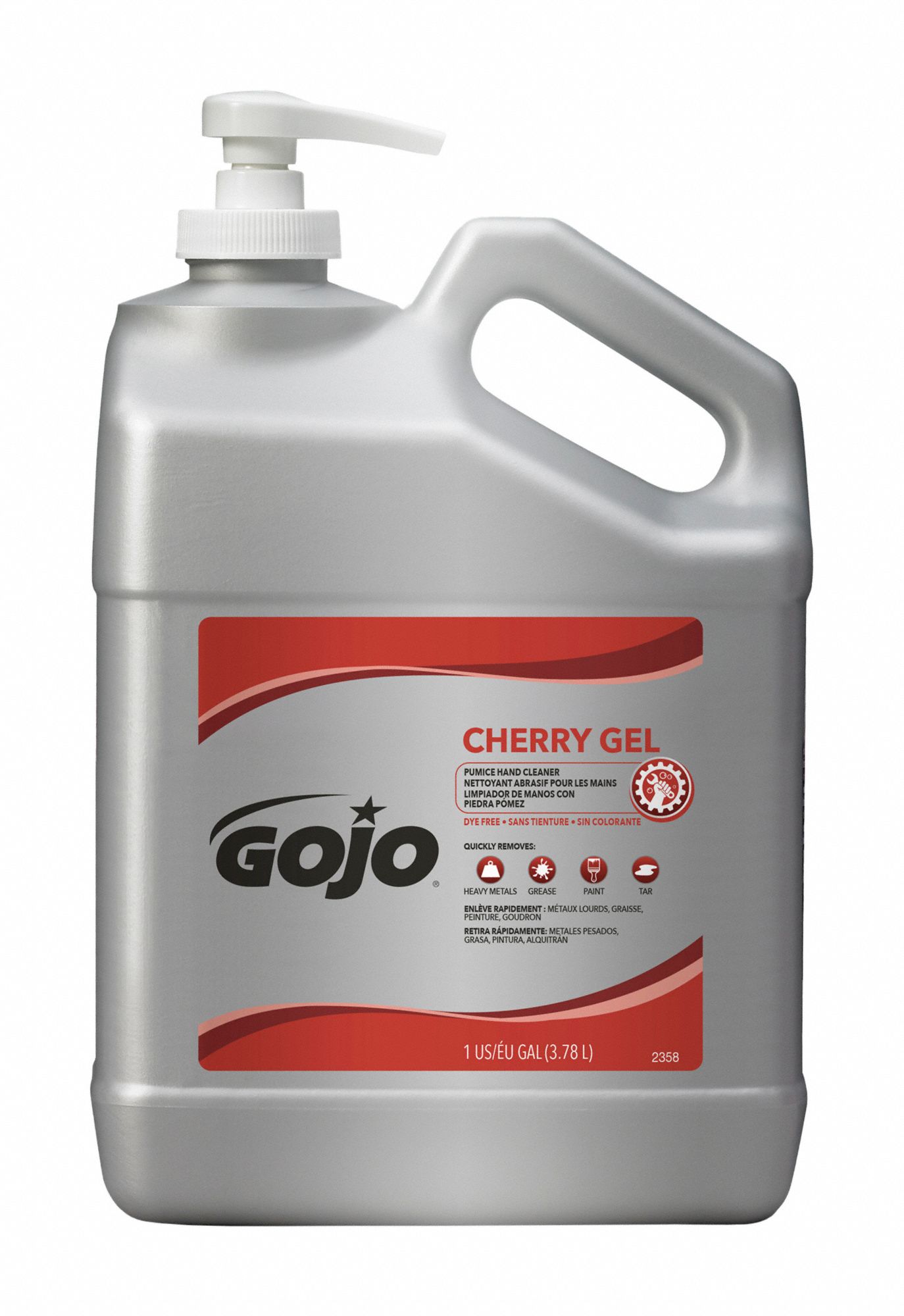 GOJO, 1 gal Size, Scrubbing Particles, Hand Cleaner 3EUF9235802