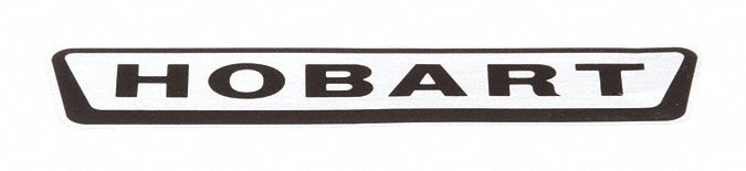 Decal: Fits Hobart Brand, For 6430/6460/HS20/HS300/HS400/HS600