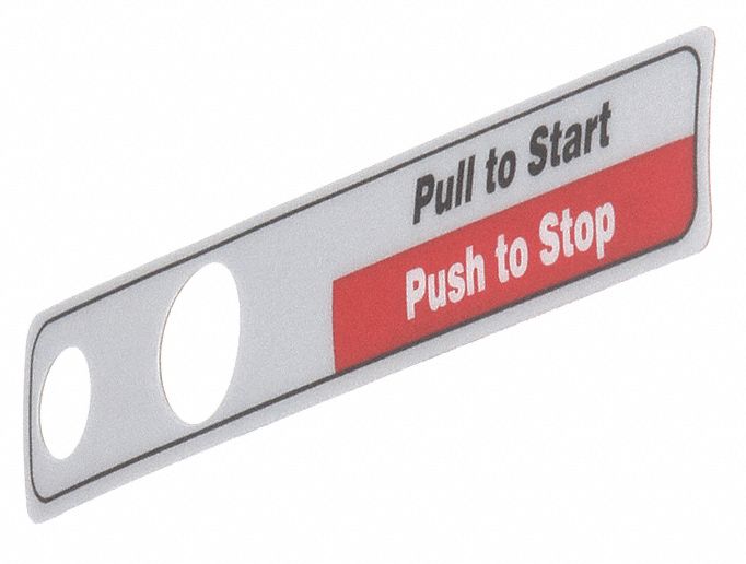 Start/Stop Label