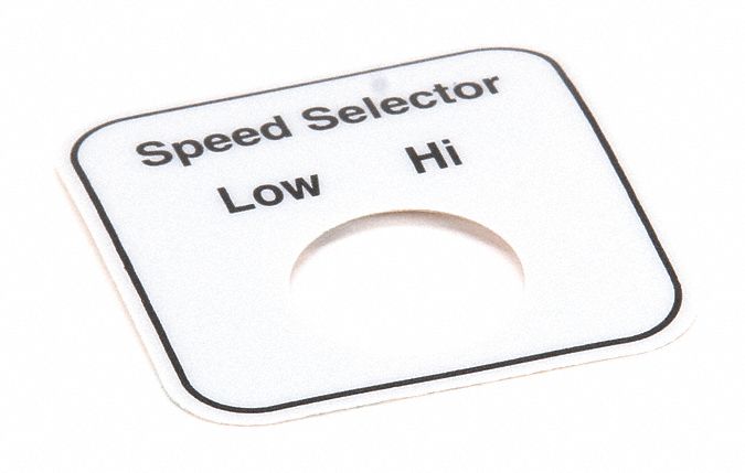 Label Speed Select, Domestic: Fits Hobart Brand, For 2712