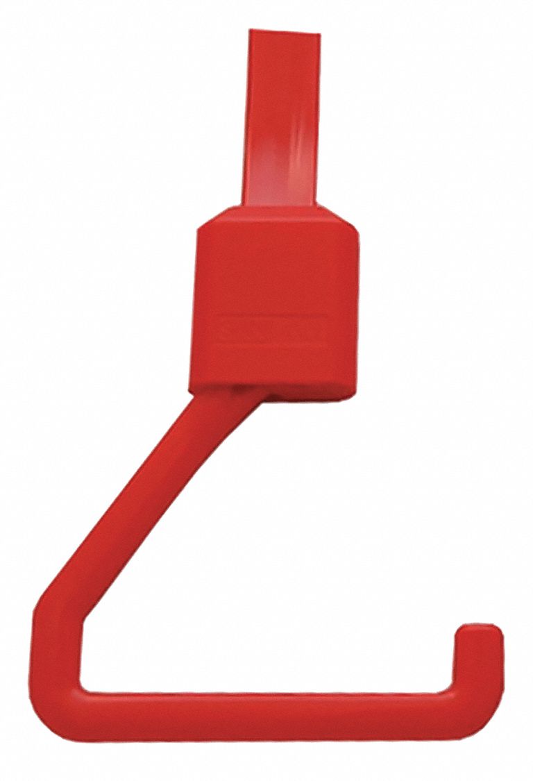 Grab Handle, Red, Open: Fits Willshire Brand, 10 PK