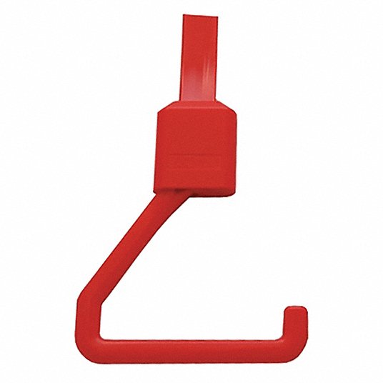 Grab Handle, Red, Open: Fits Willshire Brand, 10 PK