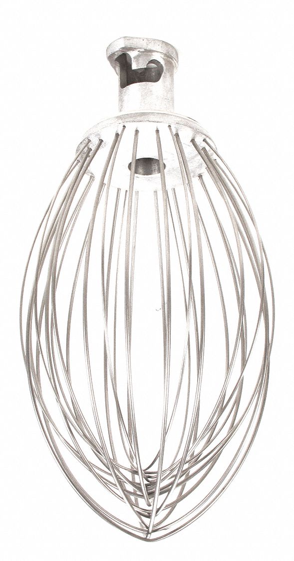 Whip 40-D, Stainless Steel: Fits Hobart Brand, For M802/M802C/M802U/V1401/V1401C/V1401U