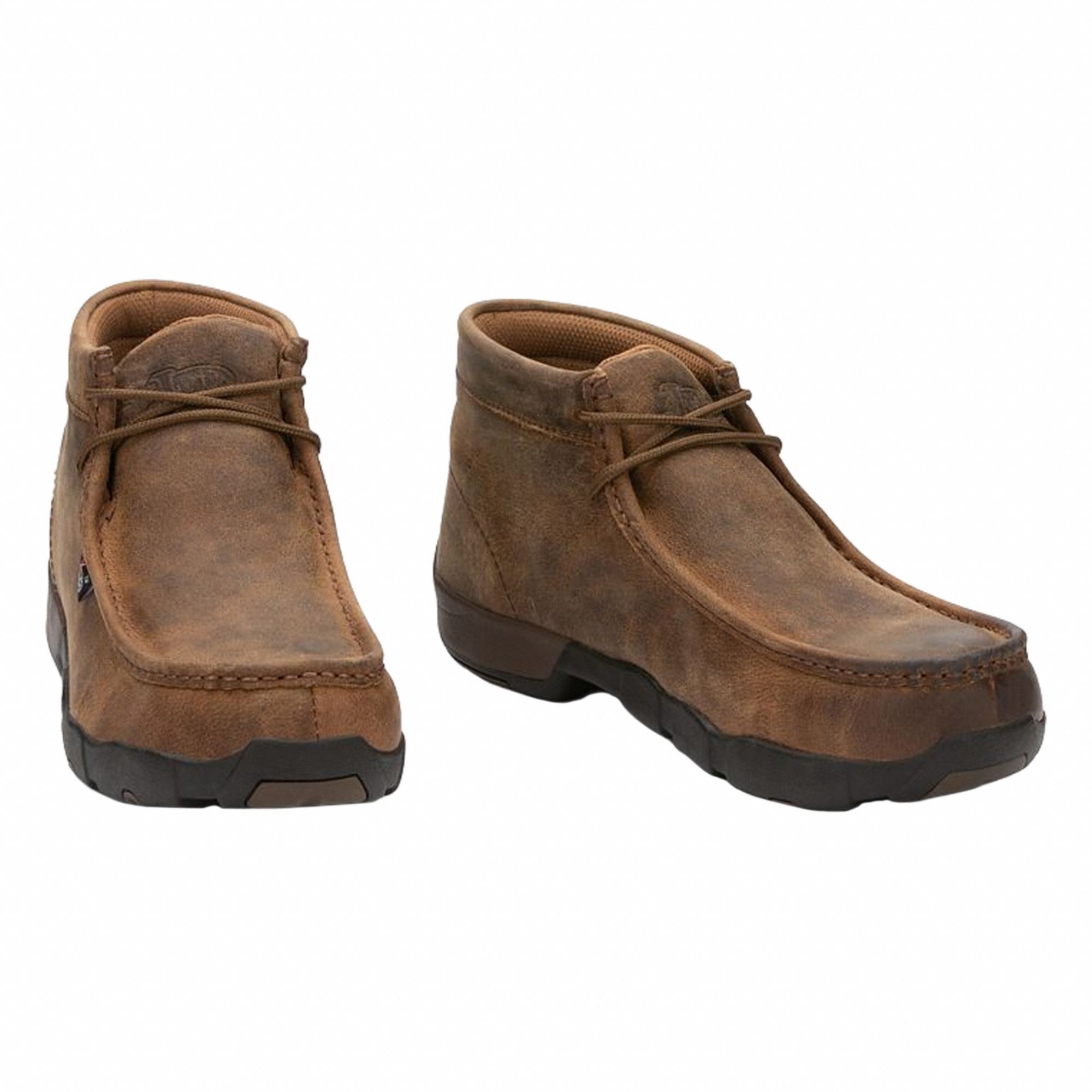 Chelsea Boot: Men's, Size 8 1/2, M, Brown, Steel Toe Cap, Removable Insole