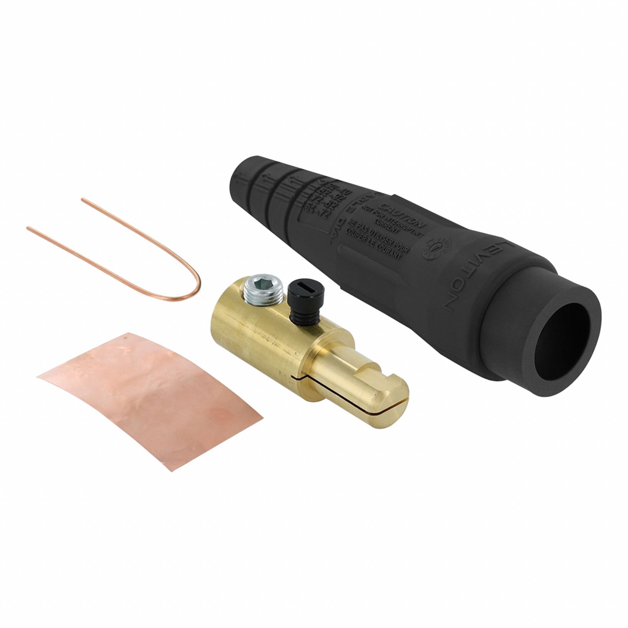 Male Plug: Male Plug, 400 A, Black