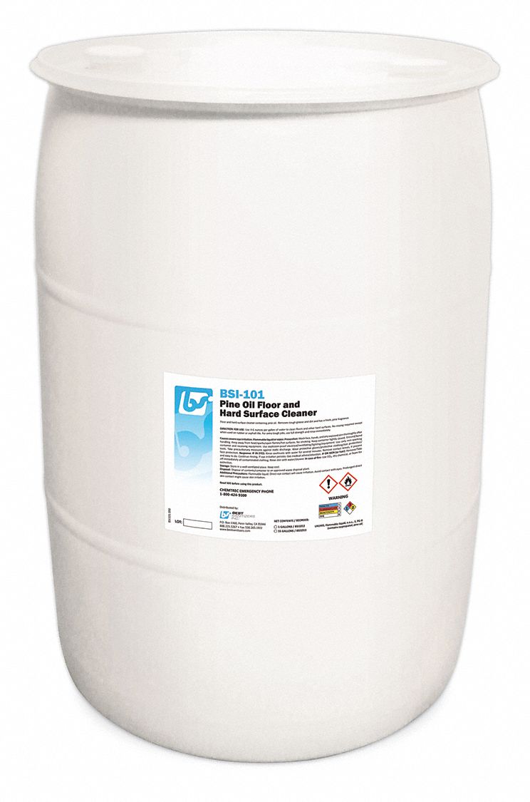 Floor Cleaner Liquid Yellow 55 gal