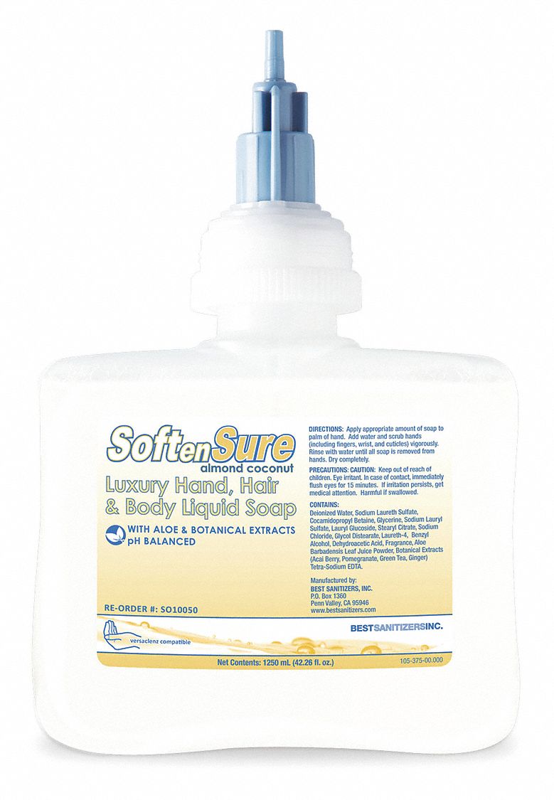Hair and Body Liquid Soap 1.25L PK6