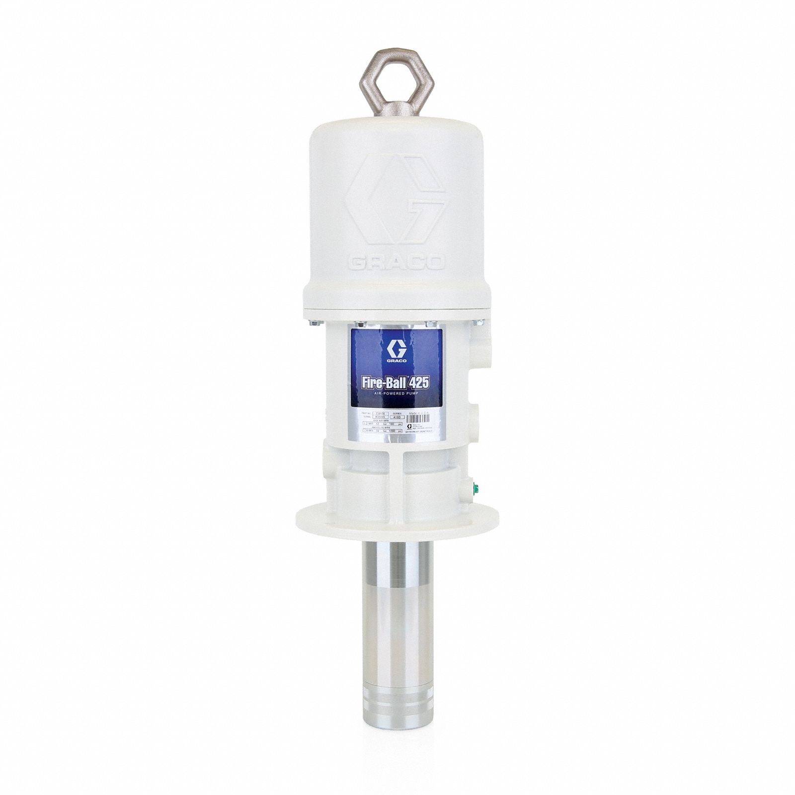 Air Drum Pump: Pump Only, 6:1, 17.1 gpm Max. Flow Rate