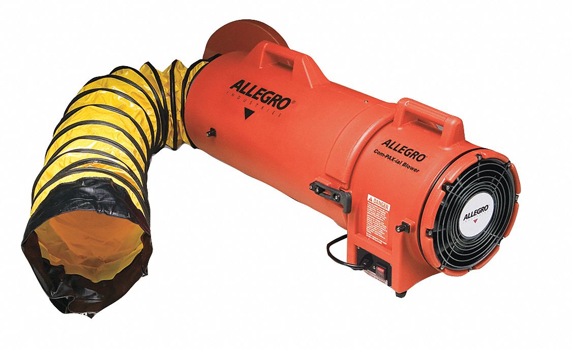 ALLEGRO, Blower, 1/3 hp, Confined Space Blower 55JR21953350 Grainger