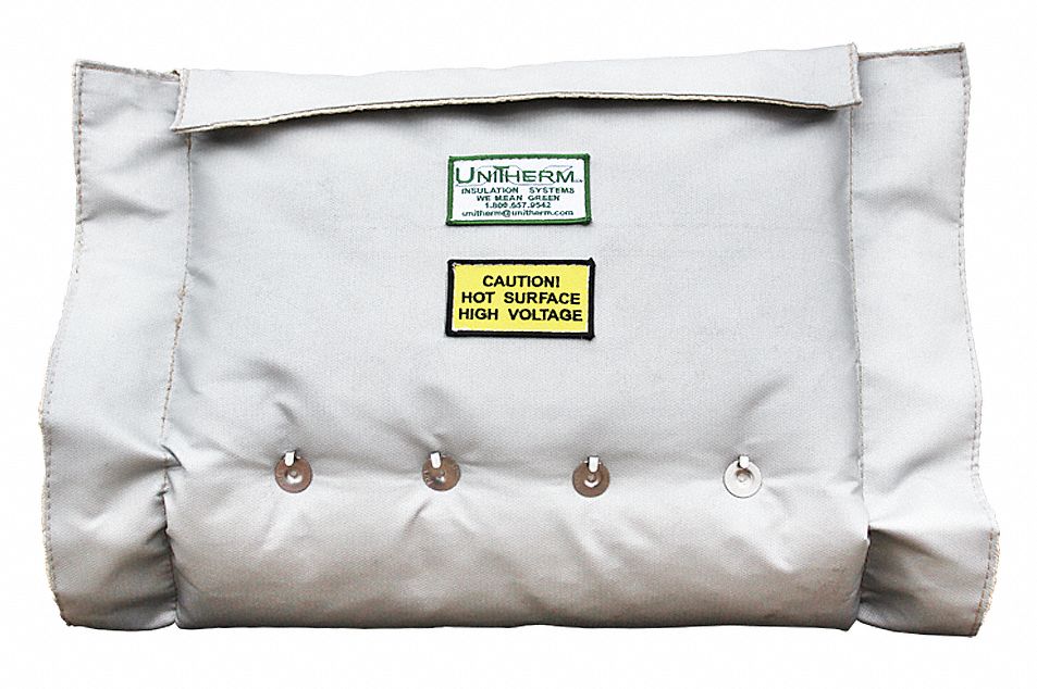 Flange and Valve Insulation: For 12 in to 14 in Circumference, Fiberglass/Mineral Wool