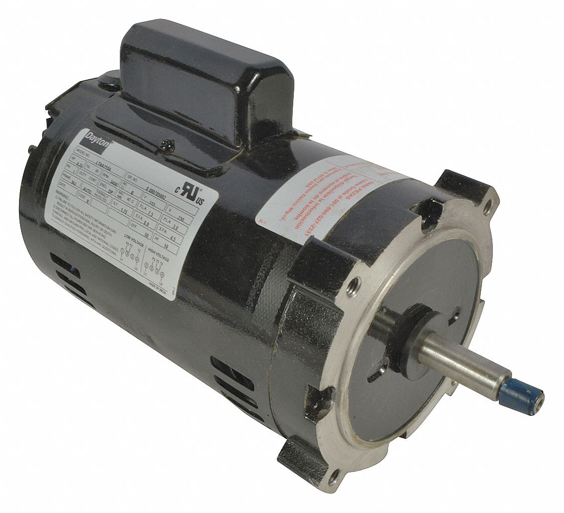 MOTOR,1/3 HP, 115/230V AC,1 PHASE