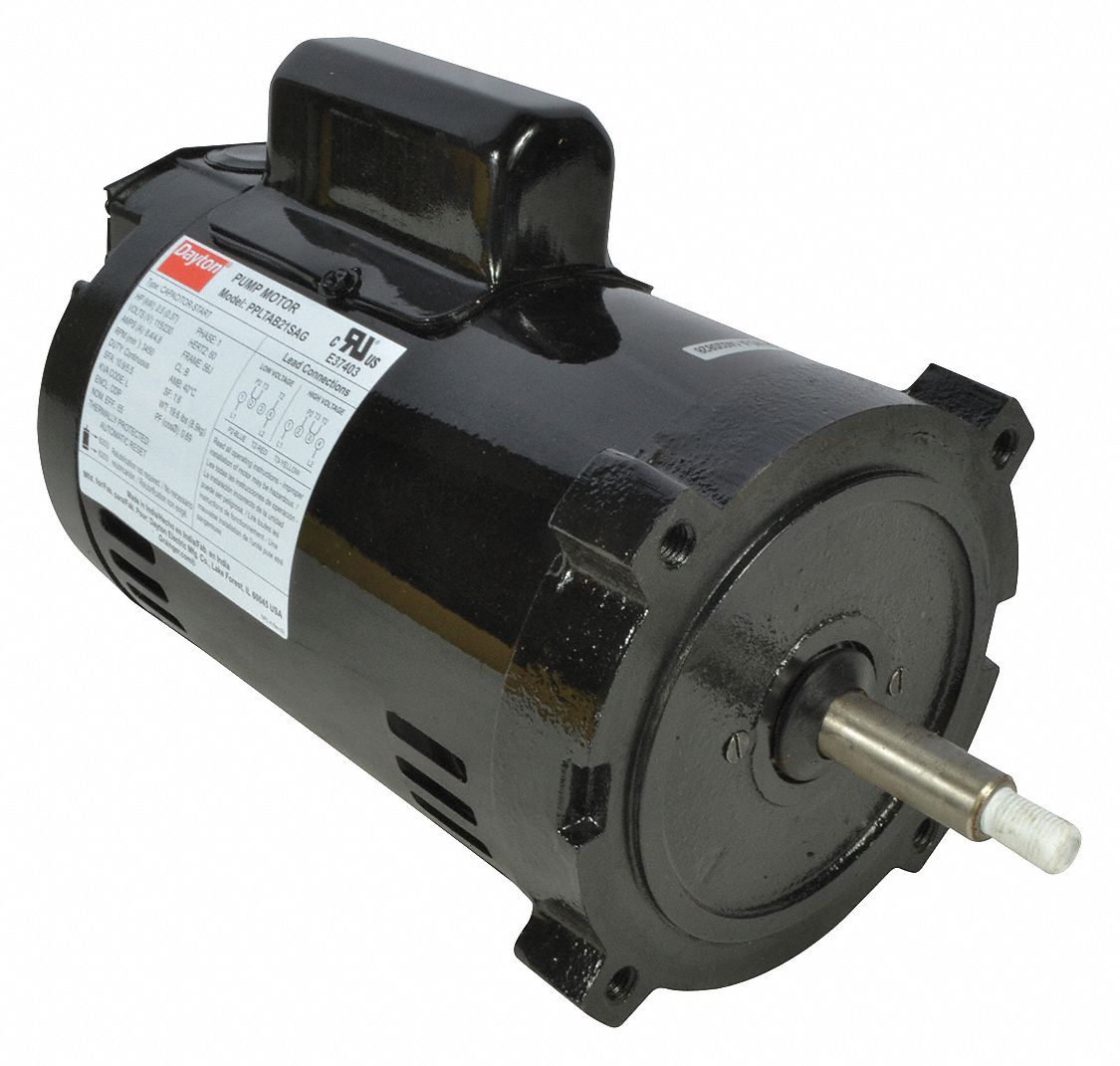 MOTOR,1/2 HP, 115/230V AC,1 PHASE