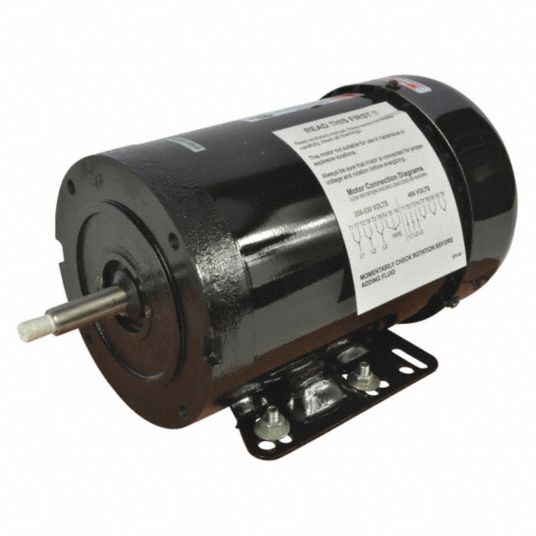 DAYTON, 2 hp, 230/460V AC, Motor - 23CF44|PP2LTAF23TCG - Grainger