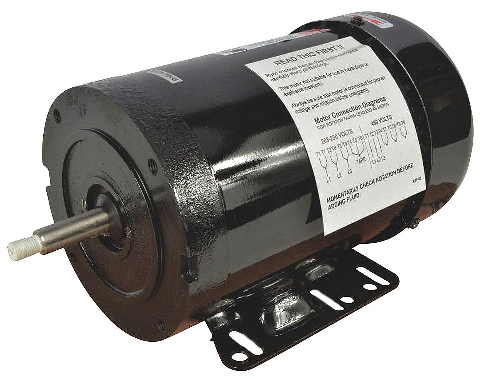 MOTOR,3 HP, 230/460V AC,3 PHASE