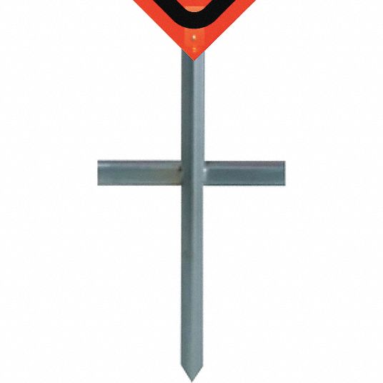 DICKE Ground Stake, Sign Compatibility RollUp, Compatible Sign Size 36