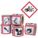 LABEL, EXPLODING BOMB PICTOGRAM, 4 IN H, 4 IN W, 0.0035 IN THICK, SQUARE, NO TEXT, PAPER, 500 PK