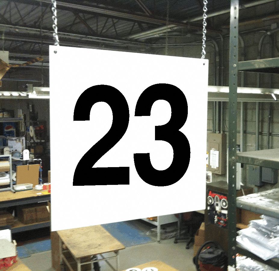 Hanging Aisle Sign, Legend 23