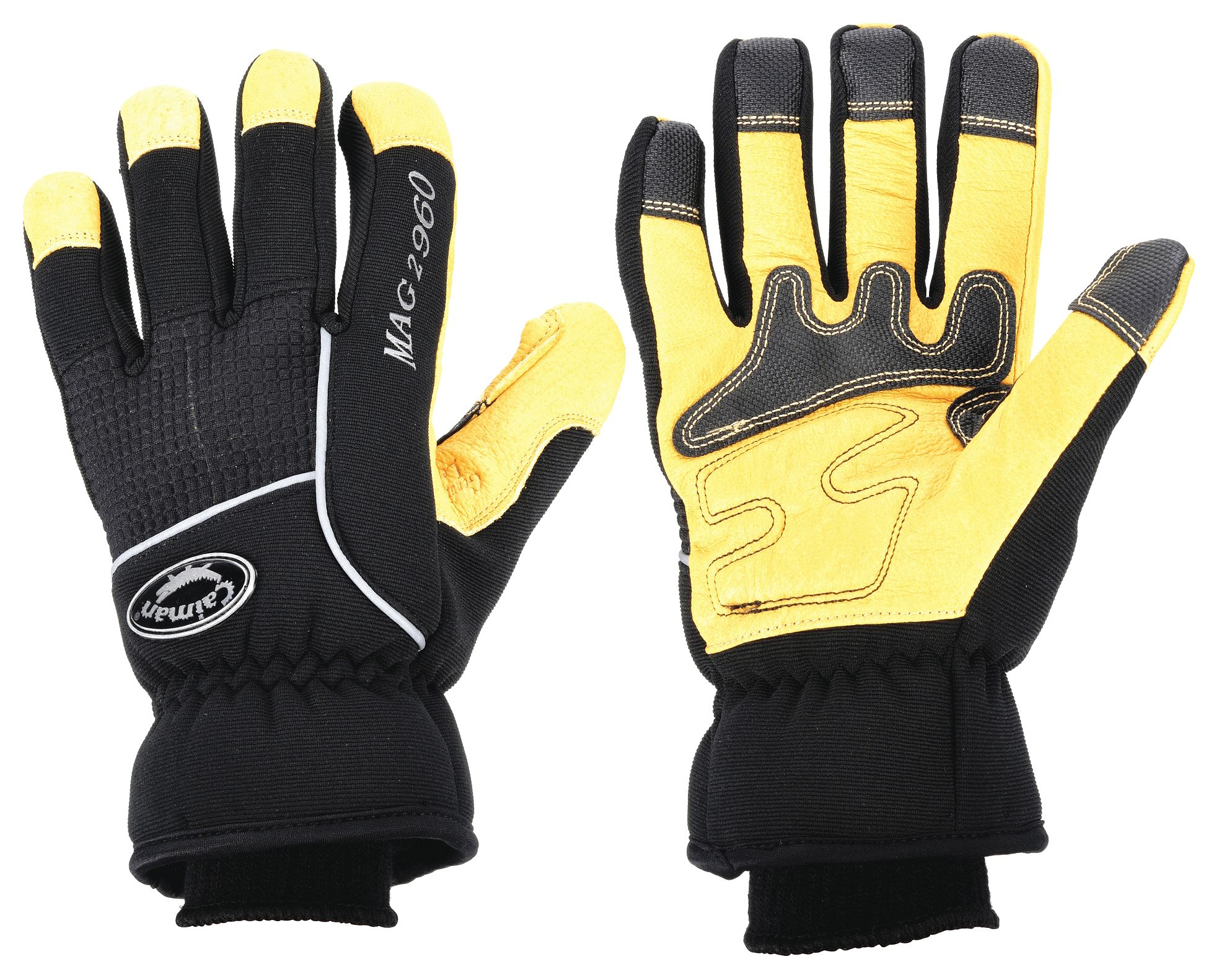 LEATHER GLOVES, XL (10), PIG GRAIN LEATHER PREMIUM, FULL FINGER, FLEECE