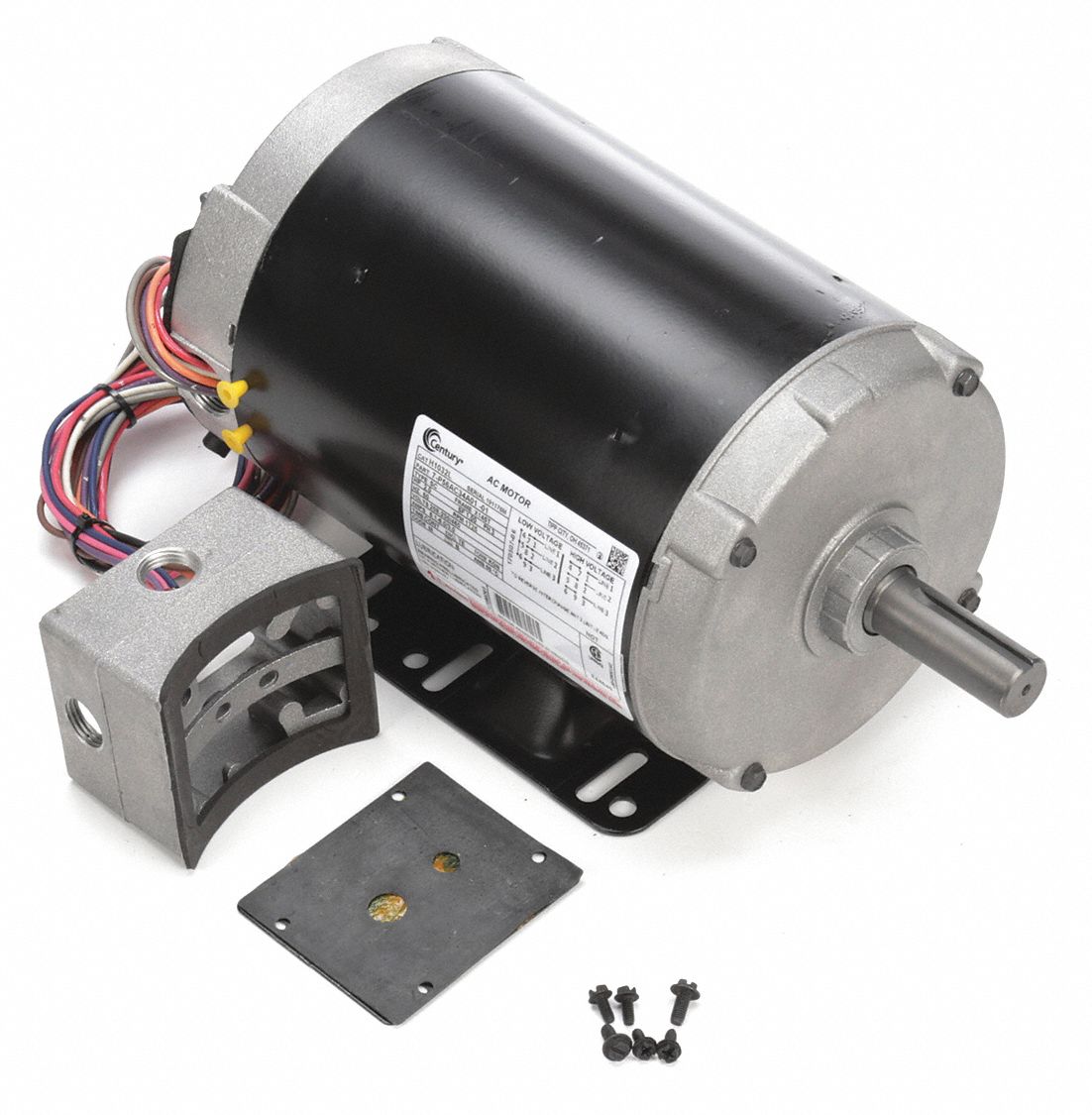 CENTURY, 1 Speed, Totally Enclosed Air-Over, Belt Drive Motor - 23K093 ...