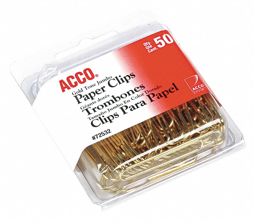 Paper Clip: Jumbo, Wire, 50 PK