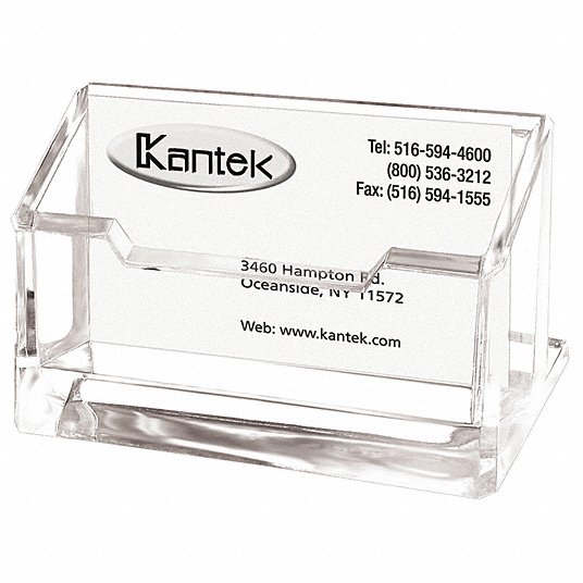 Business Card Holder Clear 