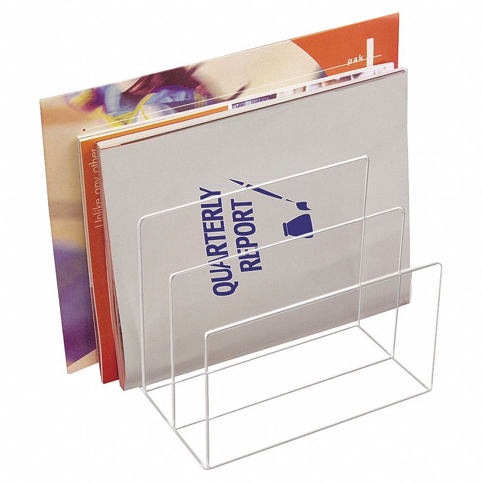 KANTEK File Holder, Clear, Acrylic 23K286KTKAD45 Grainger