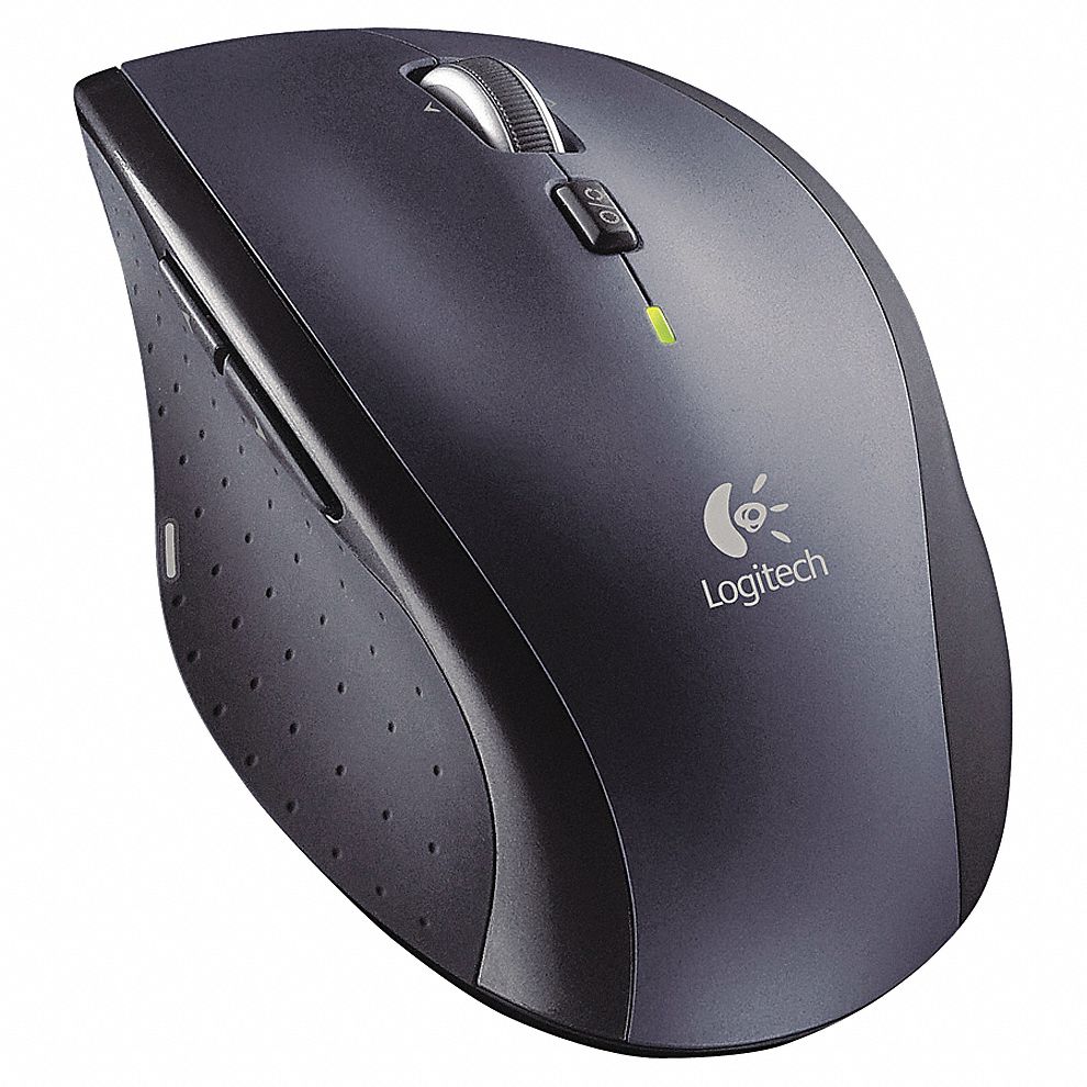 Mouse: Wireless, Laser, 4 Buttons, Black, USB