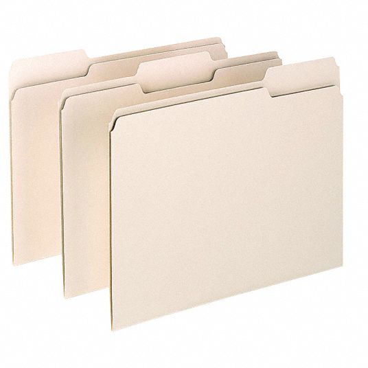 8 1/2 in Ht, 11 in Wd, File Folders - 23K339|PFX62699 - Grainger