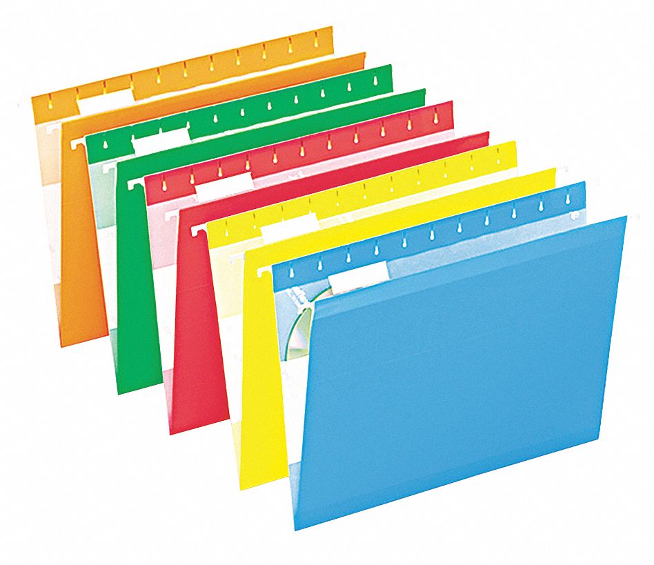8 1 2 in ht 11 in wd hanging file folders 23k342 pfx415215asst