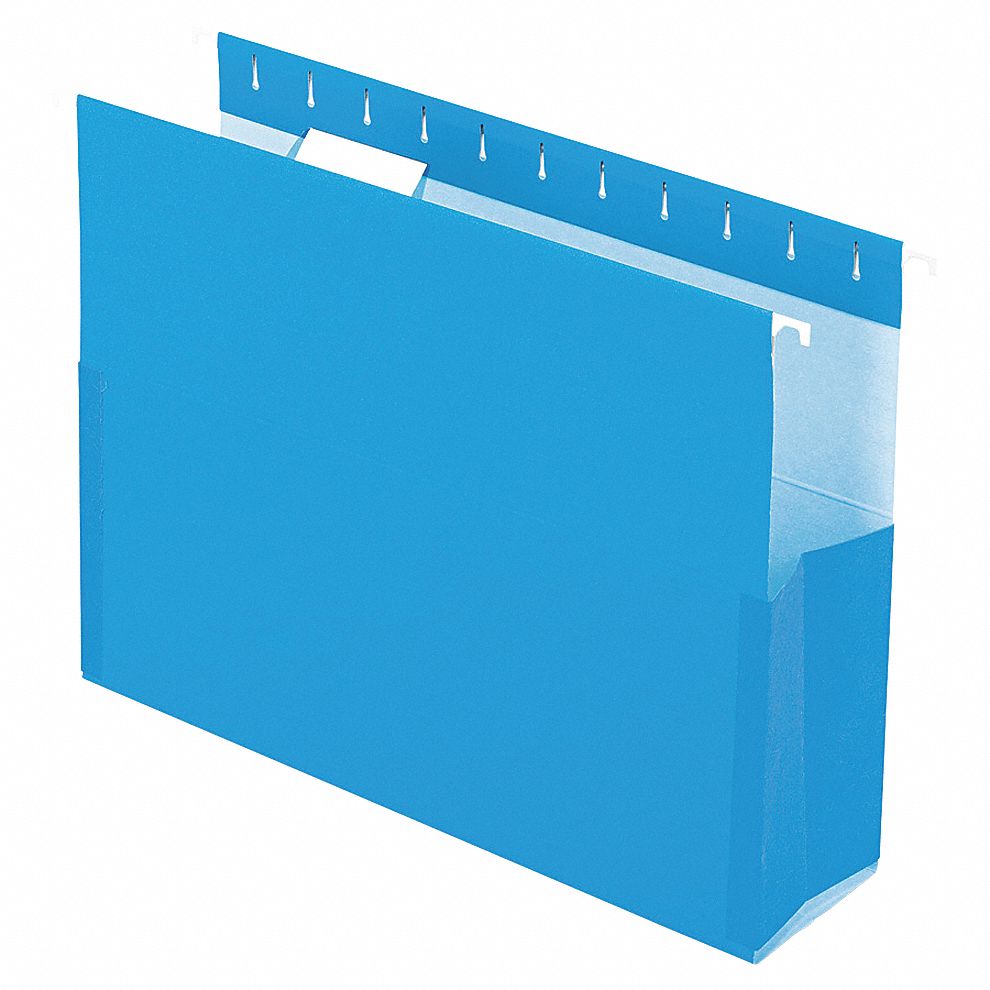 23K354 - Box Hanging File Folder Blue PK25