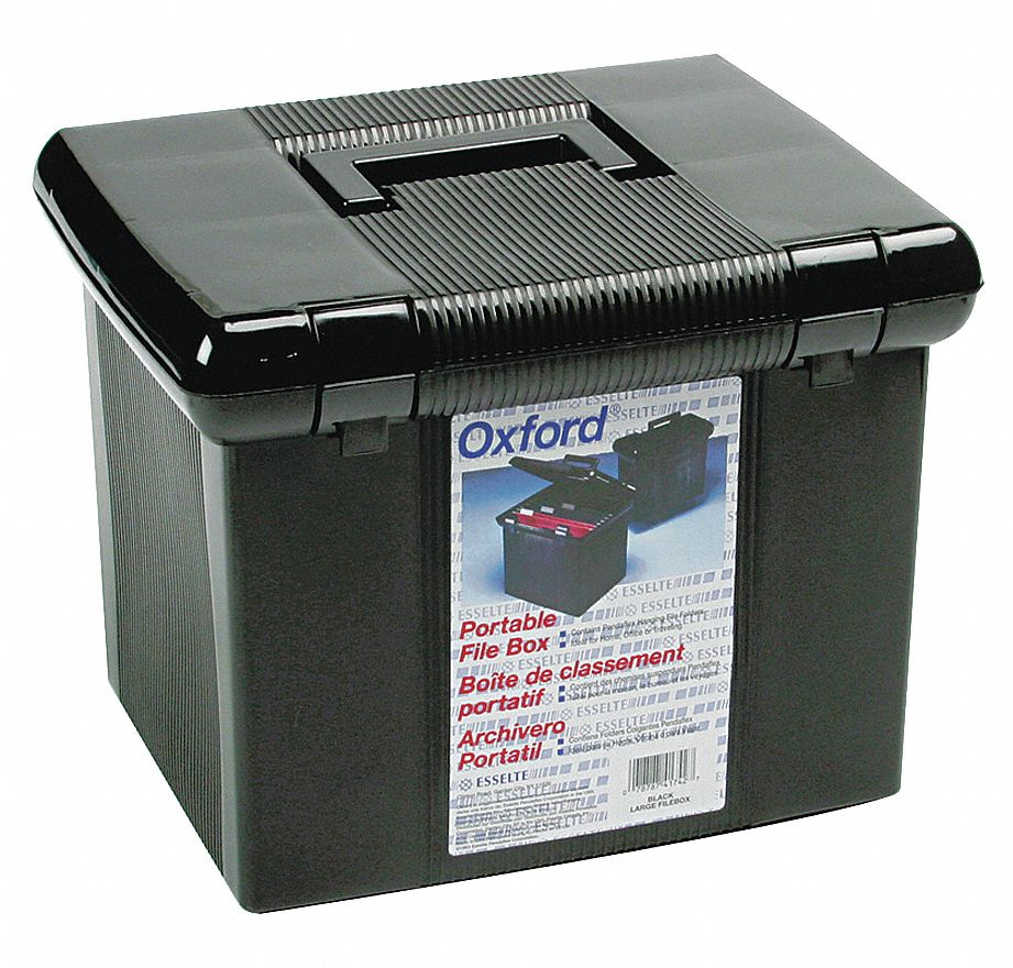 PENDAFLEX Plastic Letter File Size Portable File Box 23K362 