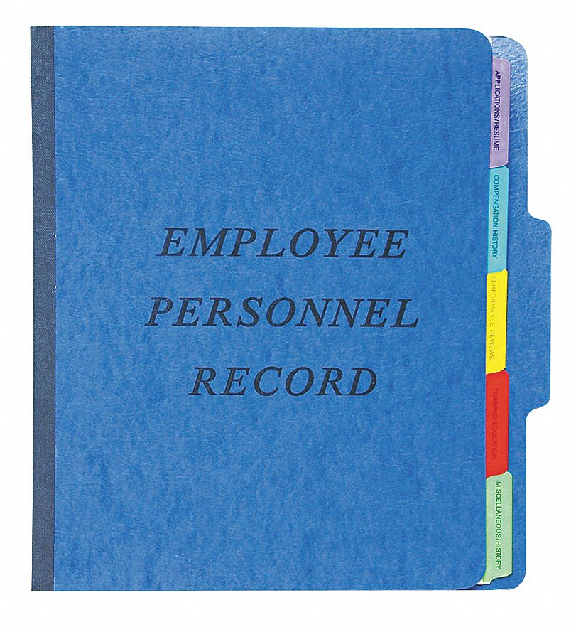 23K383 - Employee/Personnel File Folder Blue