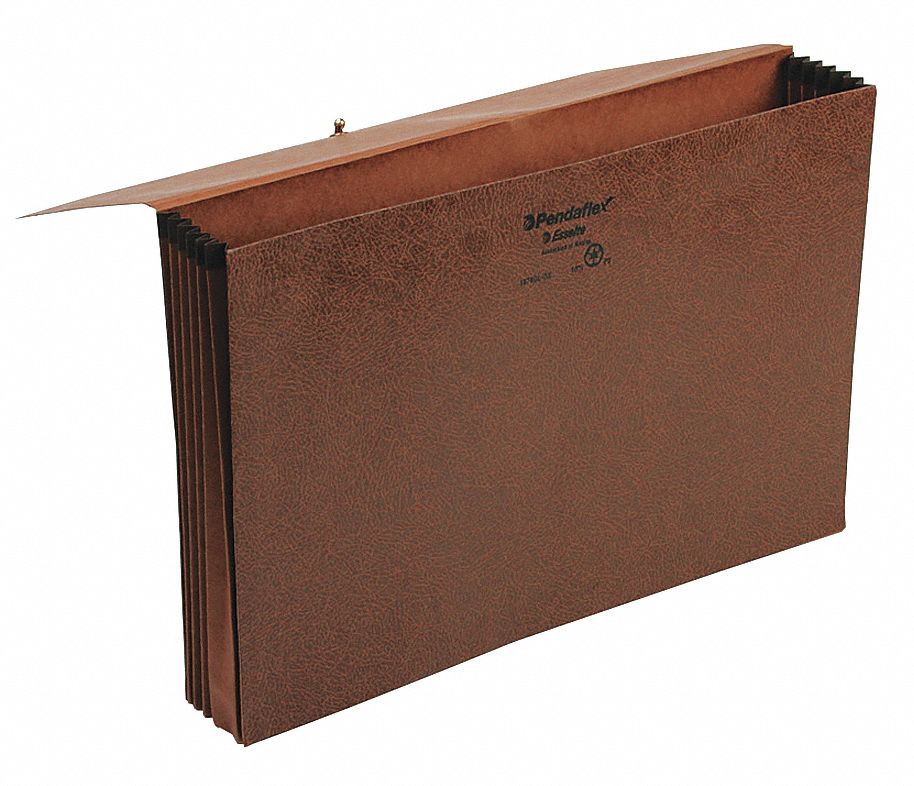 Expandable File Wallets Red Fiber