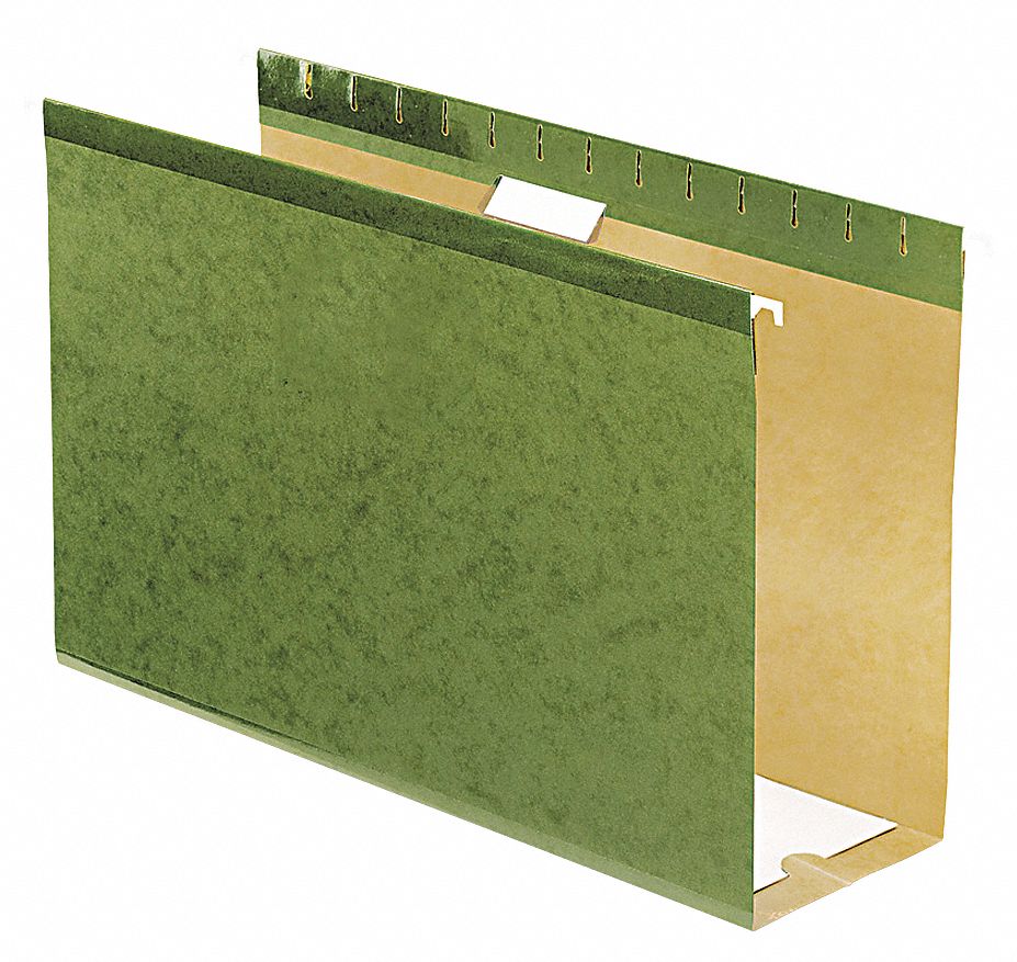 23K448 - Box Hanging File Folder Std Green PK25