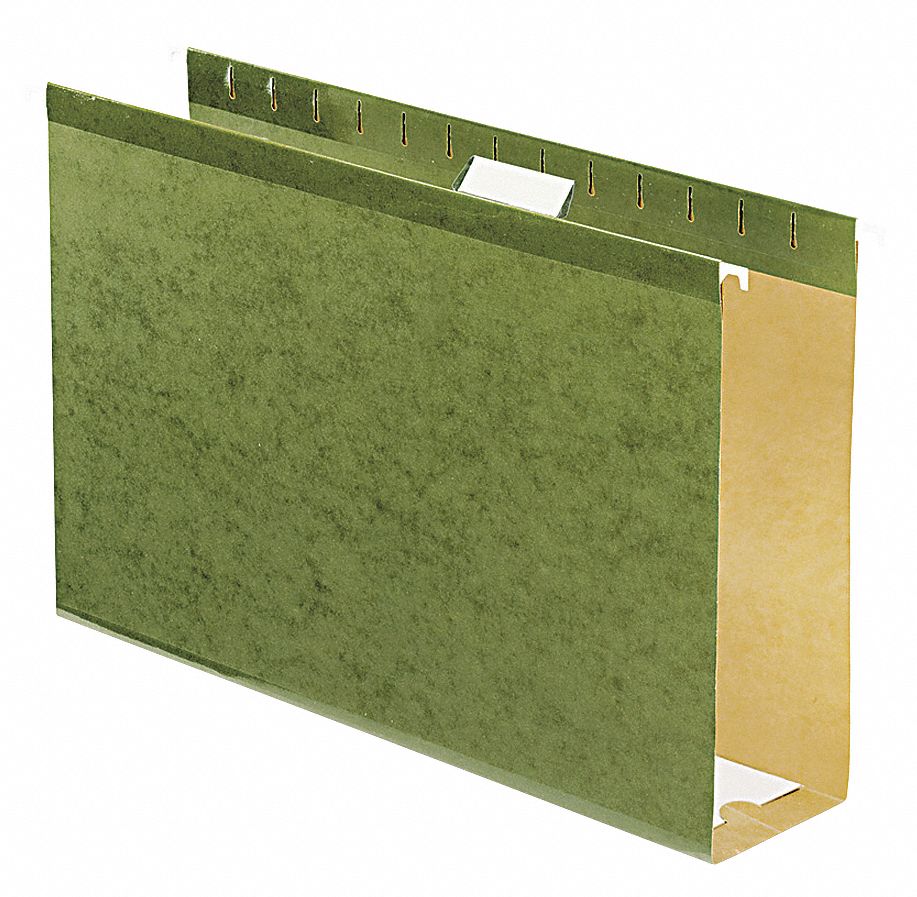 23K465 - Box Hanging File Folder Std Green PK25