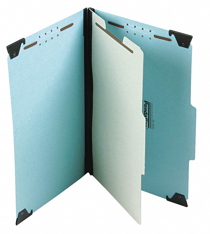 Hanging Classification Folders,Blue - Grainger