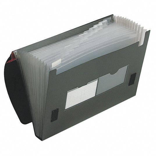 PENDAFLEX, 13 Pockets, Polypropylene, Expandable File Folder 23K542