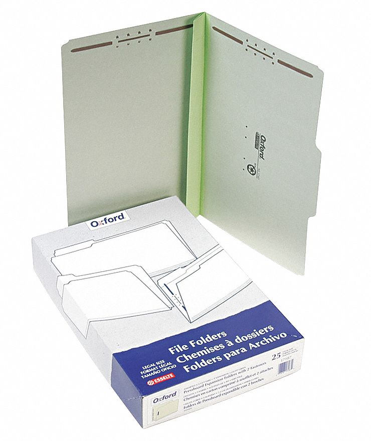PENDAFLEX, Legal, 1/3, File Folders 23K573PFX17187 Grainger