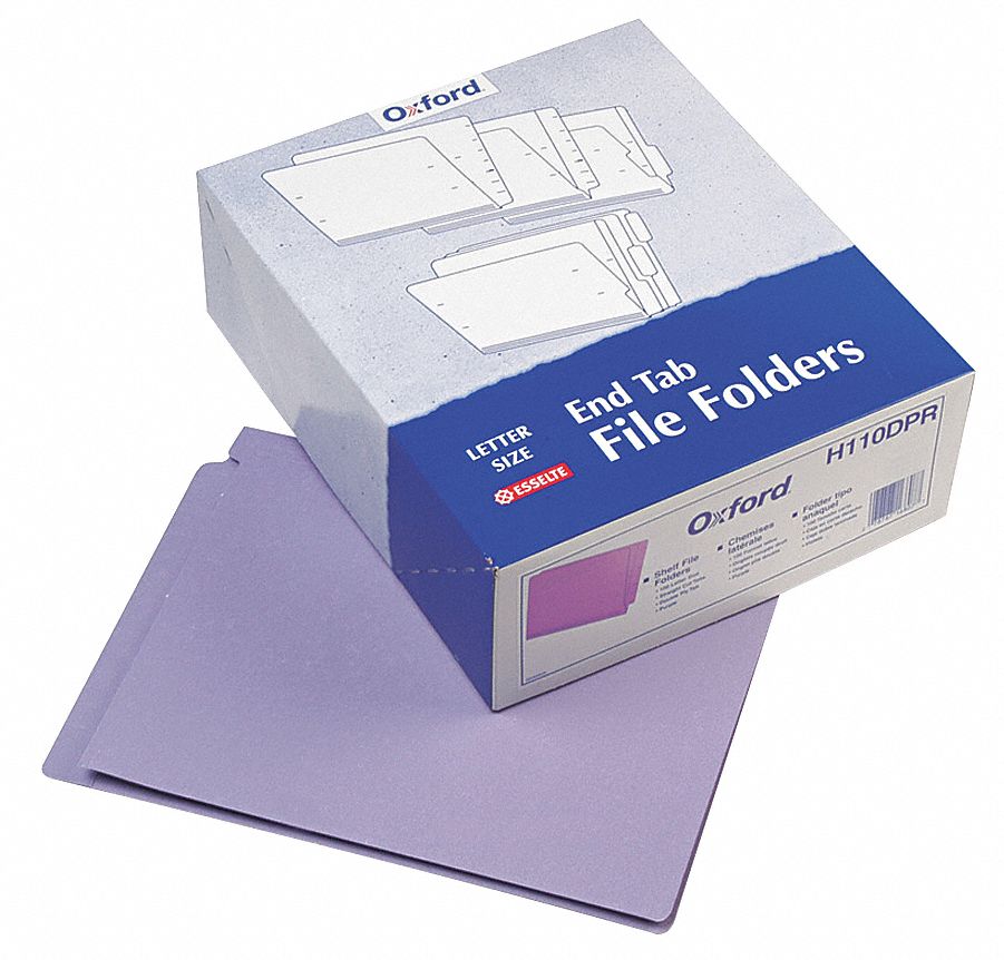 PENDAFLEX, Letter, Straight, File Folders - 23K585|PFXH110DPR - Grainger