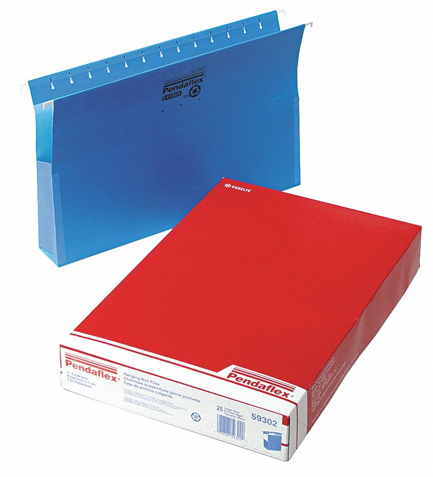 PENDAFLEX Box Hanging File Folder w/Sides, PK25 23K615PFX59302 Grainger