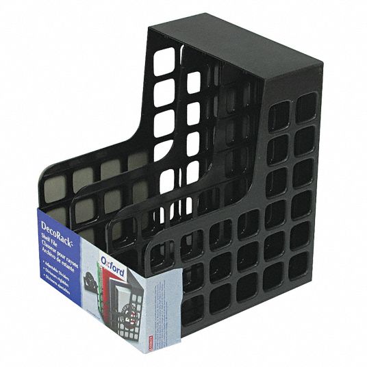 PENDAFLEX Magazine File, Black, Plastic 23K652PFX23004 Grainger